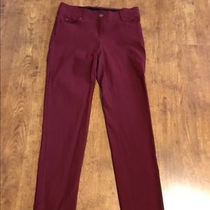 Kate Park Burgundy Pants 6